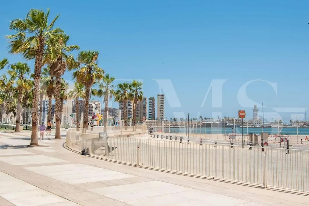 Central Apartment With Private Patio By Rems Malaga